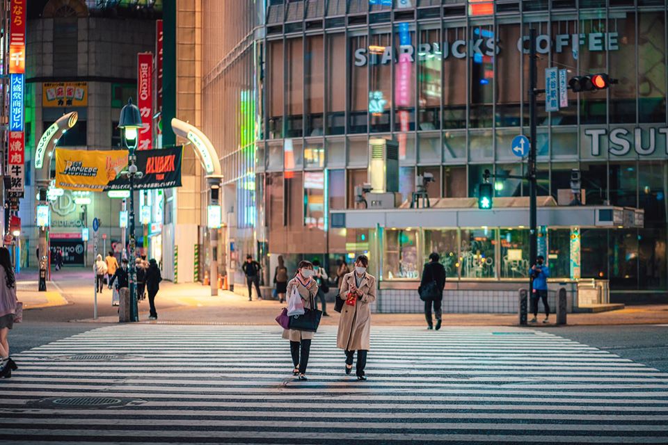 Shibuya, o cruzamento mais movimentado da capital japonesa, vazio (Akira Harigae)